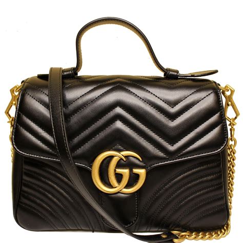 gucci small marmont bag black